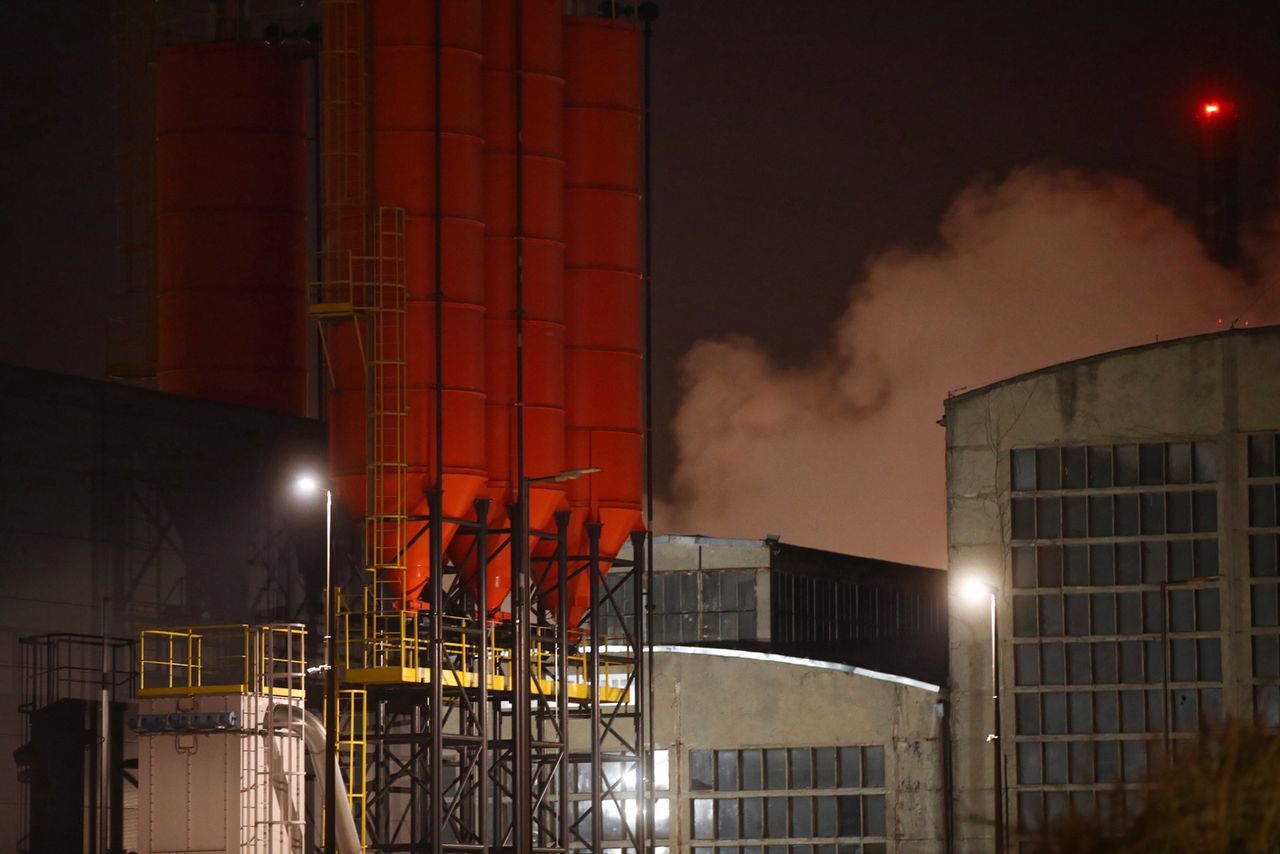 Pożar w zakładach chemicznych Synthos w Oświęcimiu