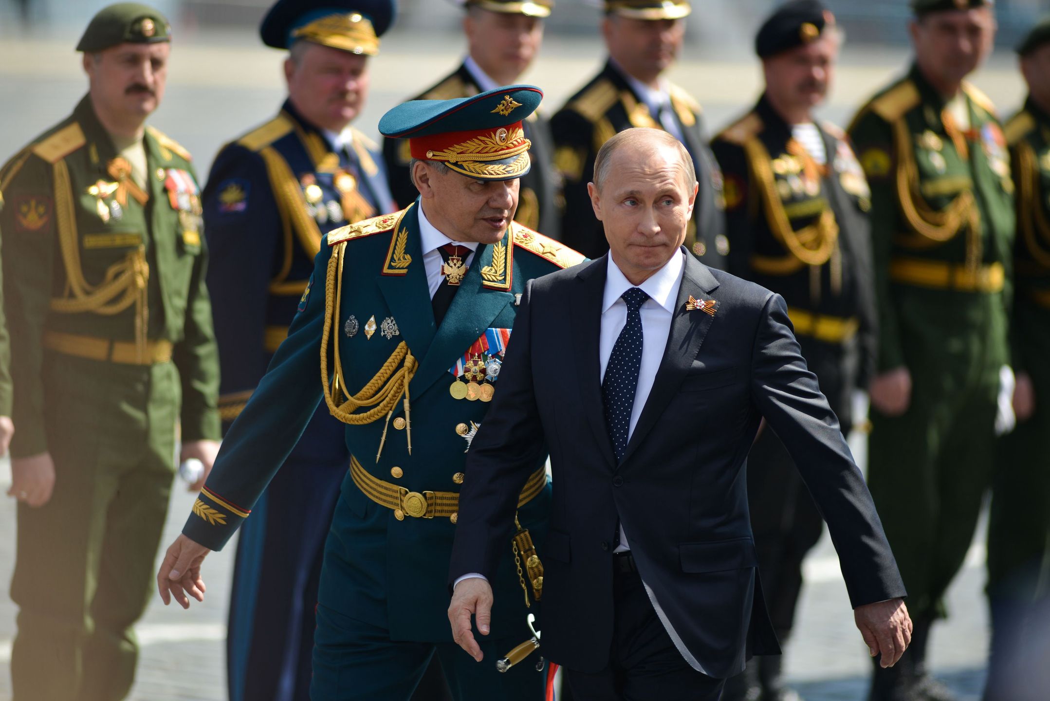 Parada na placu czerwonym
Moskwa (Rosja), 09.05.2015. 70. rocznica zwyciestwa, parada na Placu Czerwonym; n/z ministr obrony Siergej Szojgu i Wladimir Putin.,Image: 428561917, License: Rights-managed, Restrictions: , Model Release: no, Credit line: Aleksiej Witwicki / Forum
Aleksiej Witwicki / Forum
Putin, Rosja, Szojgu, armia, czerwony, defilada, dzien zwyciestwa, moskwa, parada, plac, prezydent, rocznica, wojsko, wojskowie, zolnierze, wojskowosc, militaria, sprzed, bron, uzbrojenie, swieto, rocznica zakonczenia, rocznica zakonczenia drugiej wojny swiatowej, plac czerwony, zolnierz, category_code_def, category_code_evt