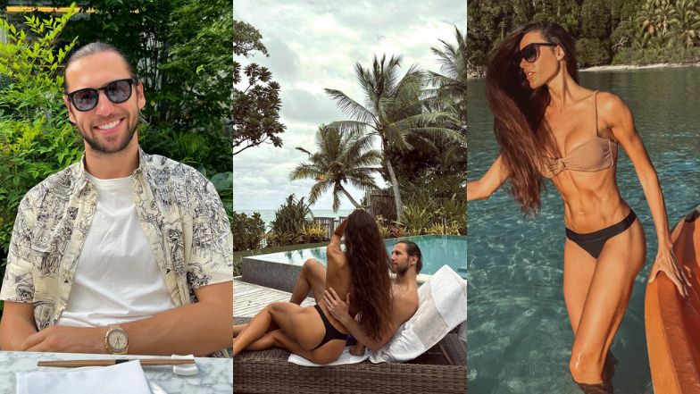 Grzegorz Krychowiak i Celia Jaunat na rajskich wakacjach