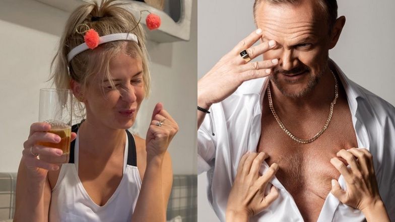 Cezary Pazura reklamuje biżuterię sprzedawaną przez żonę. Fani podzieleni: "Miało być luksusowo a wyszło według mnie odpustowo"