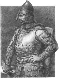 Konrad Mazowiecki. Rysunek Jana Matejki