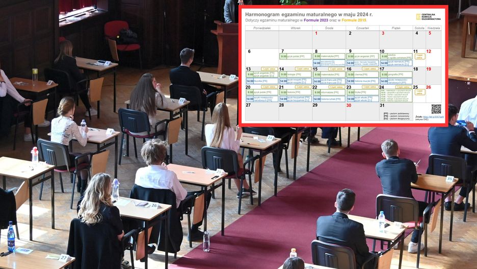 Matura. Harmonogram 2024. Kiedy egzaminy?