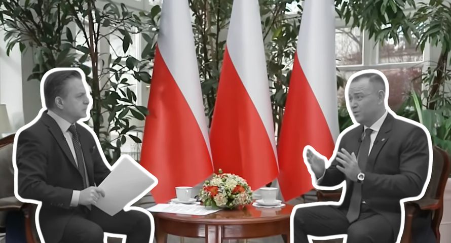 Rymanowski pomylił się w wywiadzie z Nawrockim. Dziennikarz przeprosił