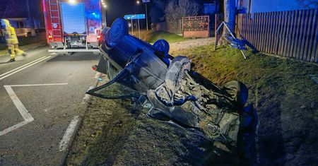 Poważne zdarzenie w Rumunkach. Kierowca w stanie zagrażającym życiu w szpitalu!