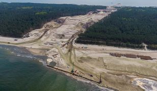 Półmetek prac na Mierzei Wiślanej. Zobacz, jak wygląda plac budowy