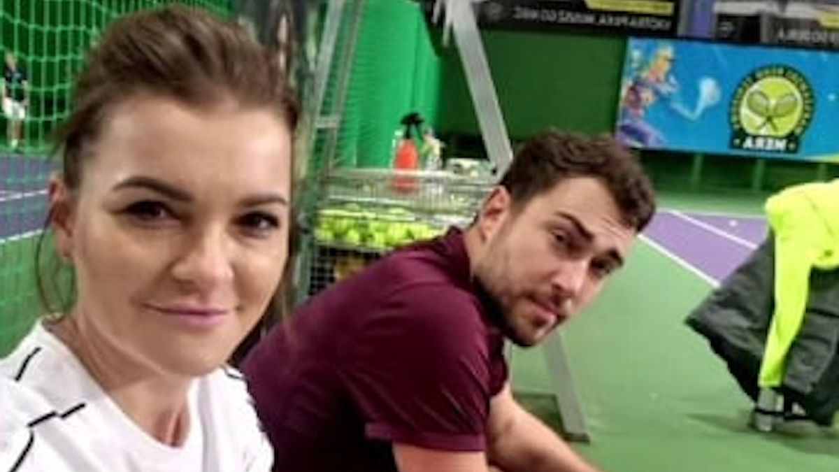 Agnieszka Radwańska znów na korcie 