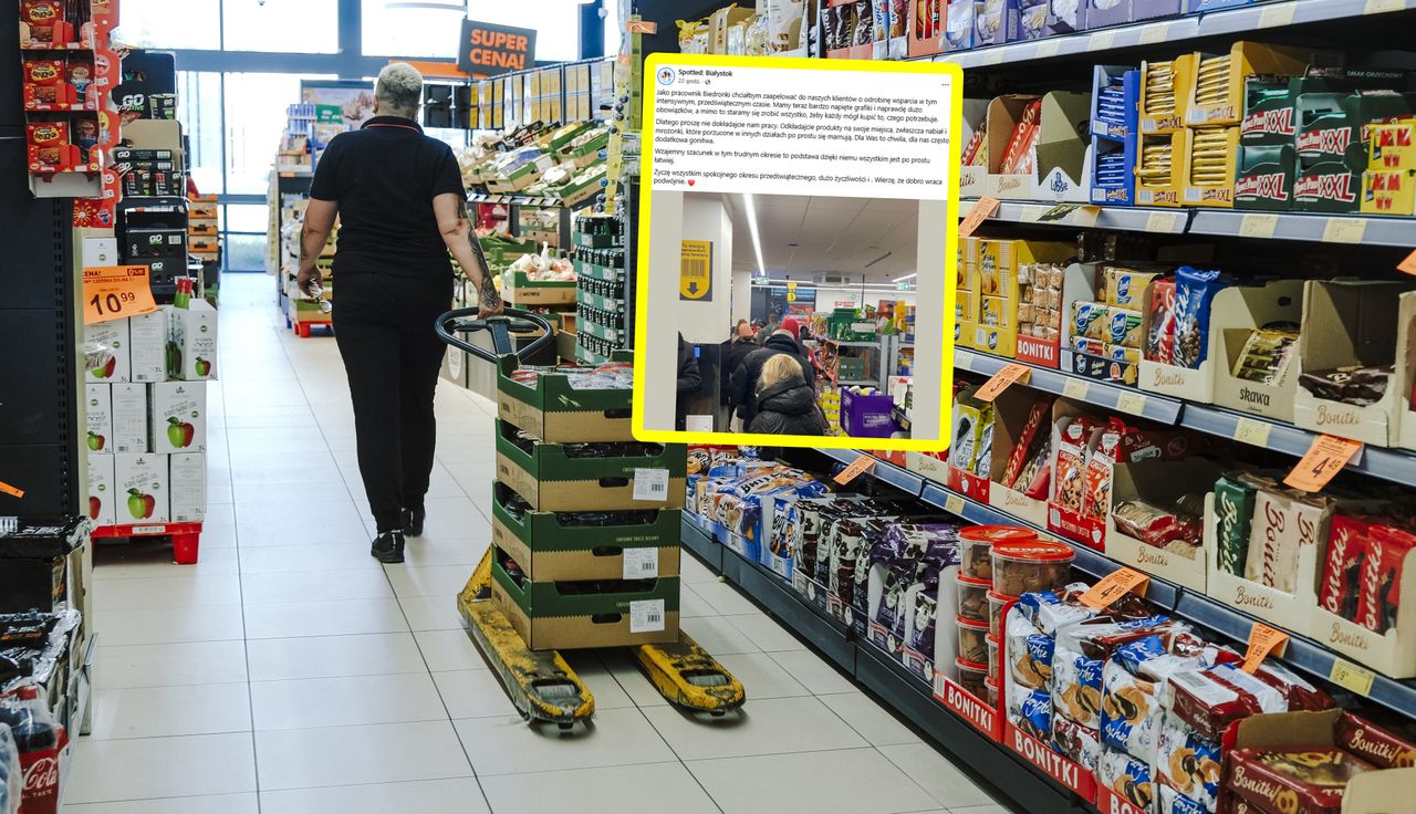 Pracownik Biedronki ma dość. Apeluje. "Nie dokładajcie nam pracy"