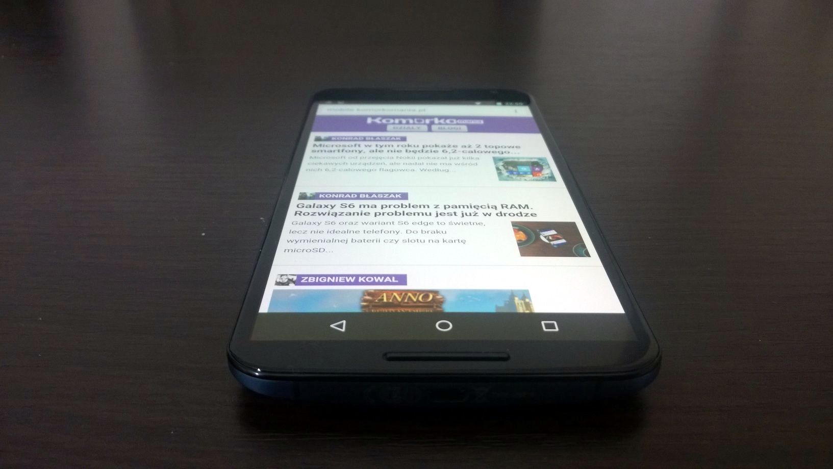 Nexus 6 - test i recenzja phabletu Google'a i Motoroli 10
