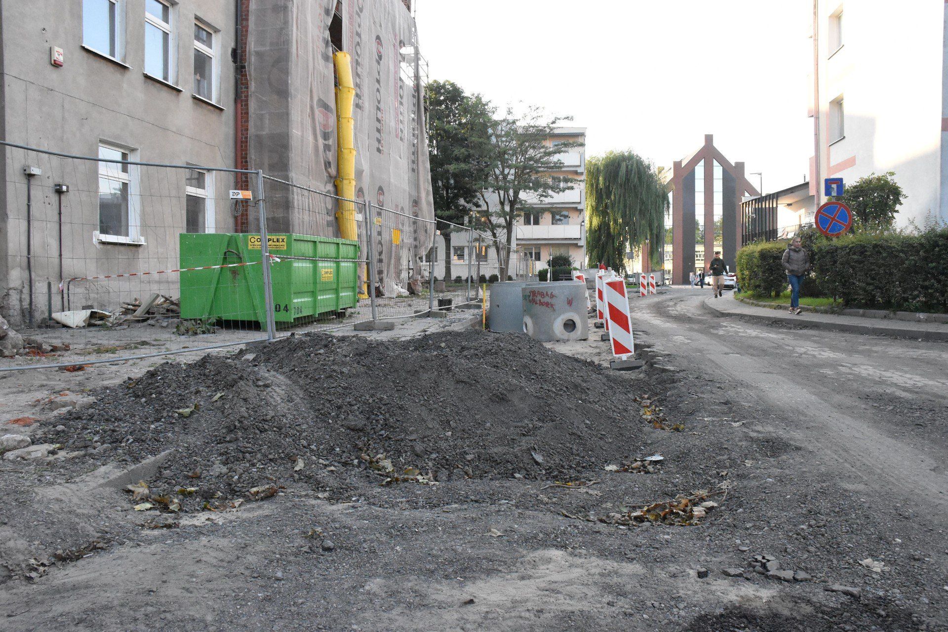 Odkrycie na przebudowie ulicy Stare Miasto w Malborku