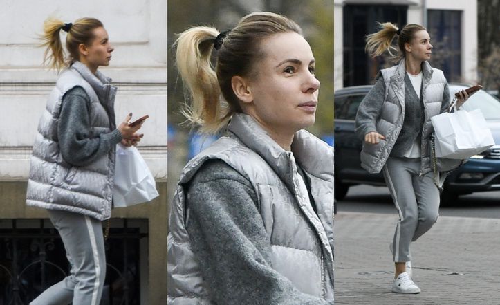 Izabela Janachowska pędzi do swojego auta za 2,3 mln zł