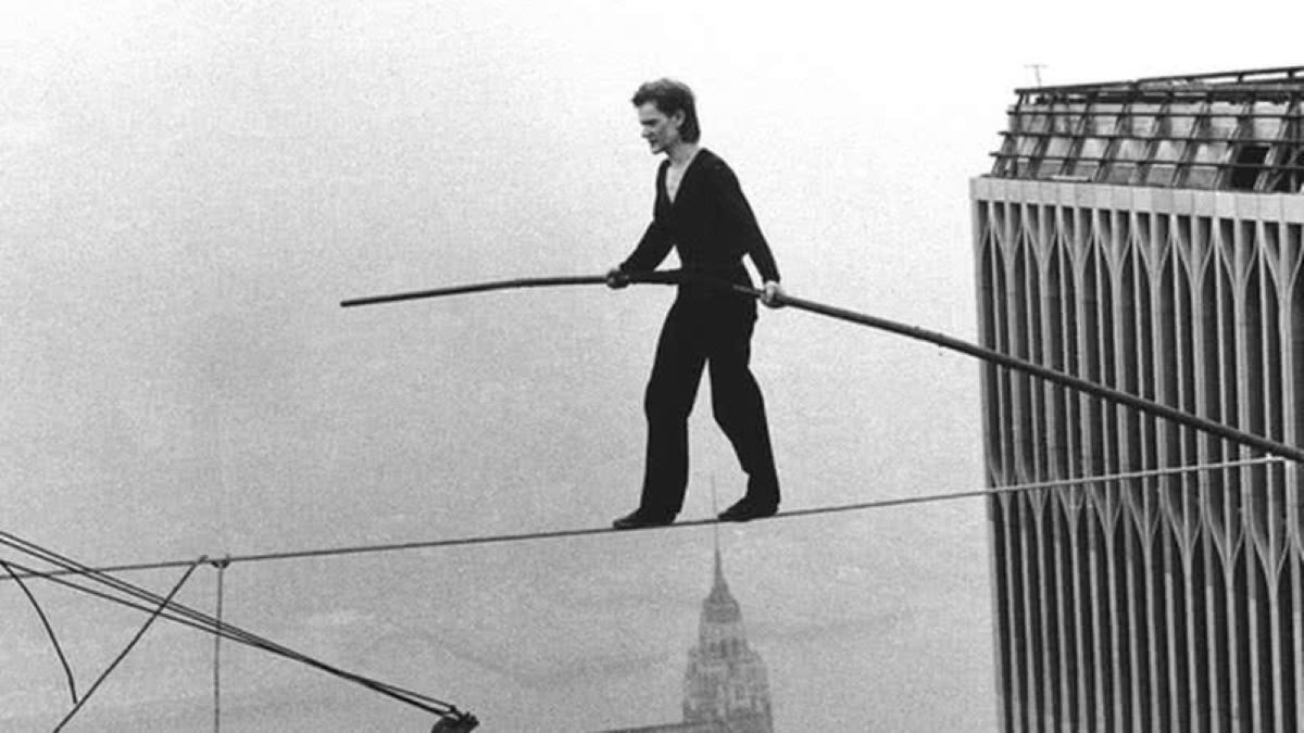 Philippe Petit  na linie