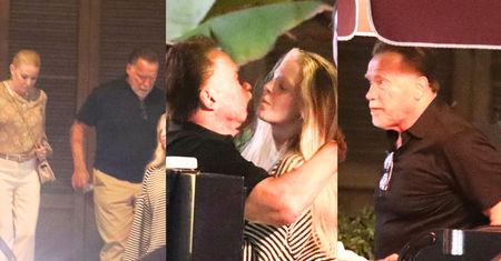 Arnold Schwarzenegger zabrał swoją 27 LAT MŁODSZĄ ukochaną na podwójną randkę z synem i synową. Słodko? (ZDJĘCIA)