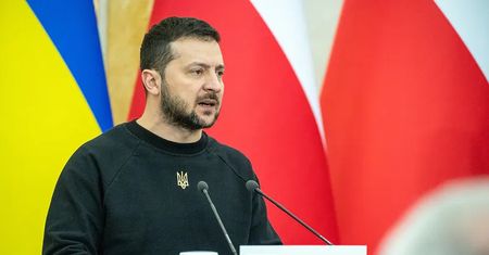 Prezydent Zełenski do studentów w Natolinie: to nasza wspólna walka o bezpieczeństwo i wolność Europy