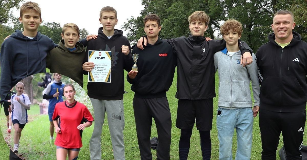 Oświęcim: Igrzyska młodzieży szkolnej w sztafetowych biegach przełajowych powiatu oświęcimskiego pod dyktando SP 8