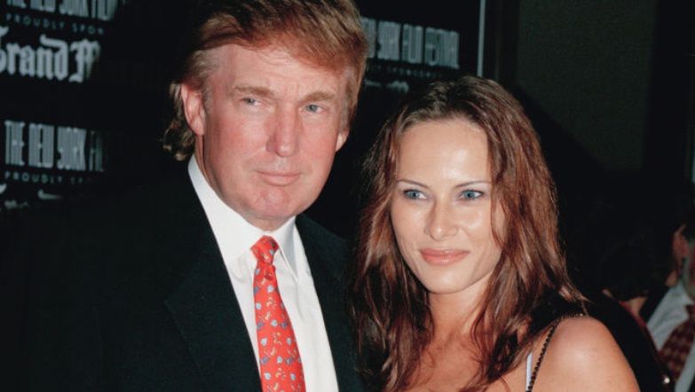 Donald and Melania Trump in 1998.