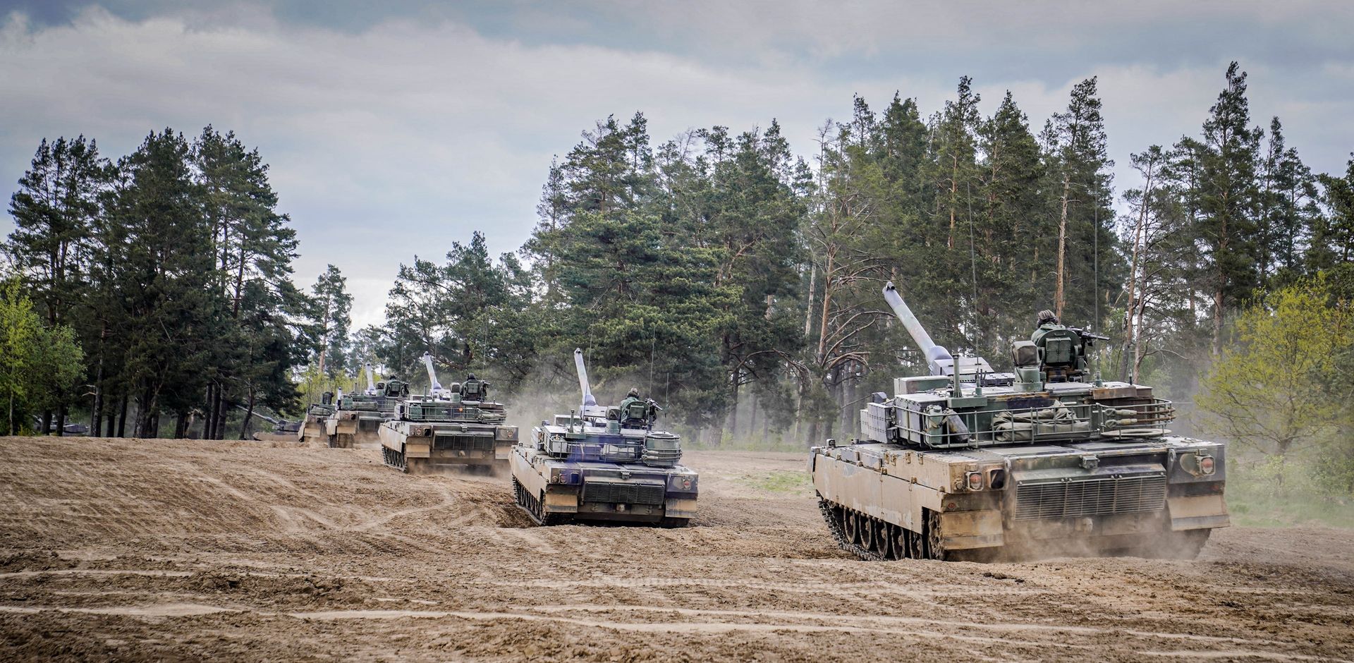 Czołgi K2 Black Panther w akcji
