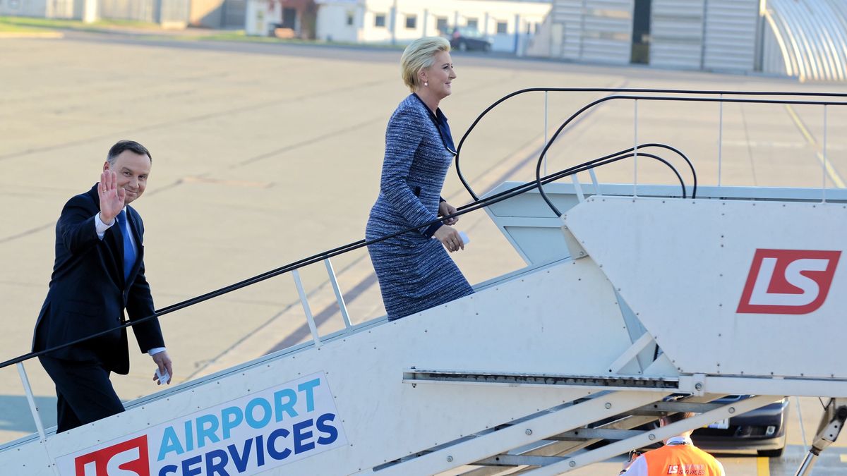 Andrzej Duda, samolot