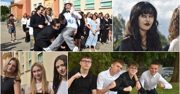 Uczniowie II Liceum Ogólnokształcącego w Głogowie pożegnali szkołę. Były nagrody i... urodzinowa niespodzianka