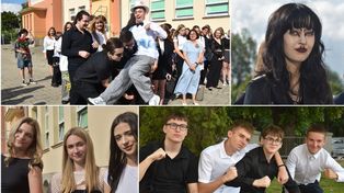 Uczniowie II Liceum Ogólnokształcącego w Głogowie pożegnali szkołę. Były nagrody i... urodzinowa niespodzianka