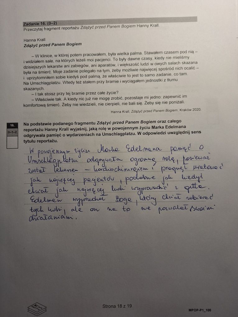 Egzamin maturalny 2024