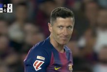 Robert Lewandowski w barwach FC Barcelony