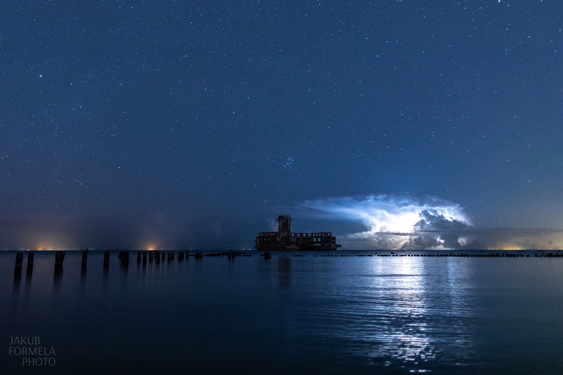 Burze nad Bałtykiem w noc Perseidów to marzenie każdego fotografa 2