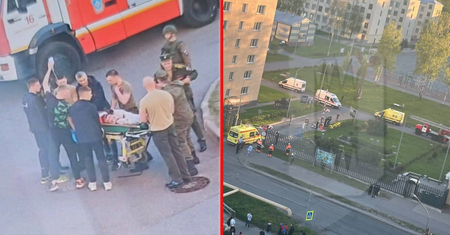 Wybuch w wojskowej akademii w Petersburgu. Są ranni