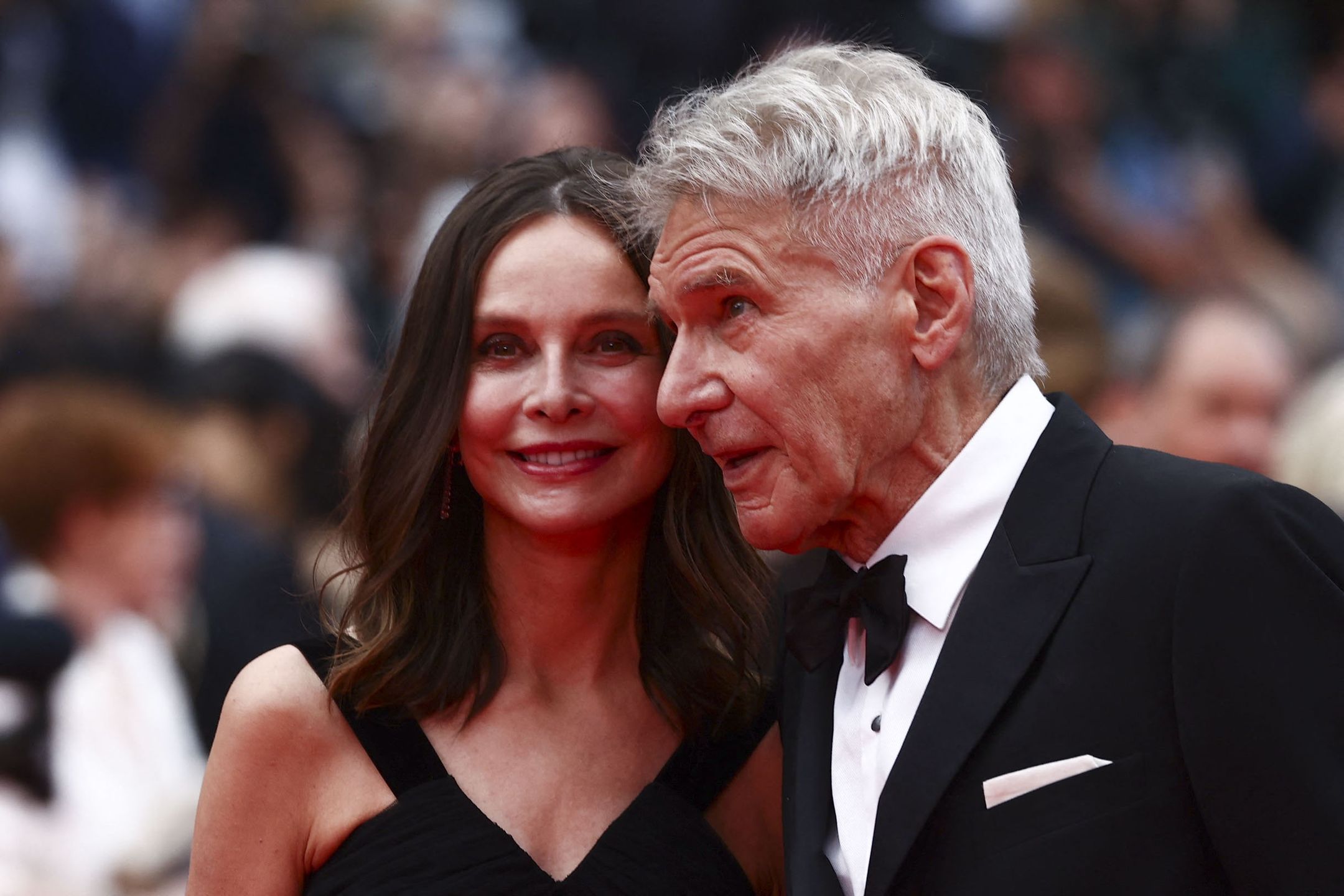 Harrison Ford i Calista Flockhart w Cannes