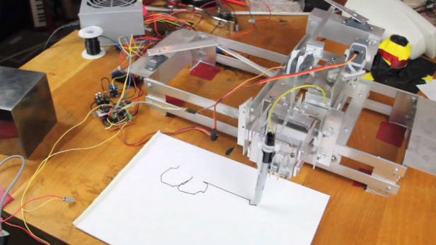 WTF dnia: robot, który potrafi tylko jedno - rysować penisy [wideo] 1