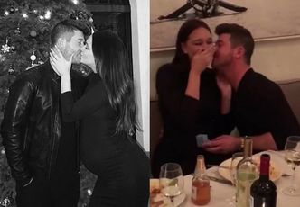 Robin Thicke zaręczył się w Wigilię z 23-letnią matką swojego dziecka (FOTO)