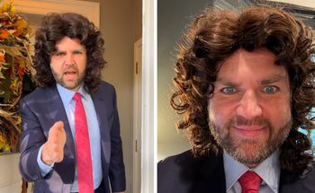 Vance zażartował z siebie na Halloween. W sieci hit z peruką i memem