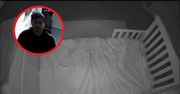 Intruz wszedł do sypialni i obserwował dziecko. Wszystko nagrała kamera
