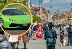 Kierowca lamborghini udawał Greka. Skończył z olbrzymim mandatem