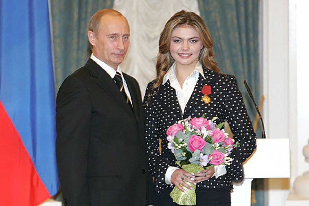 Władimir Putin ze swoją domniemaną kochanką Aliną Kabajewą