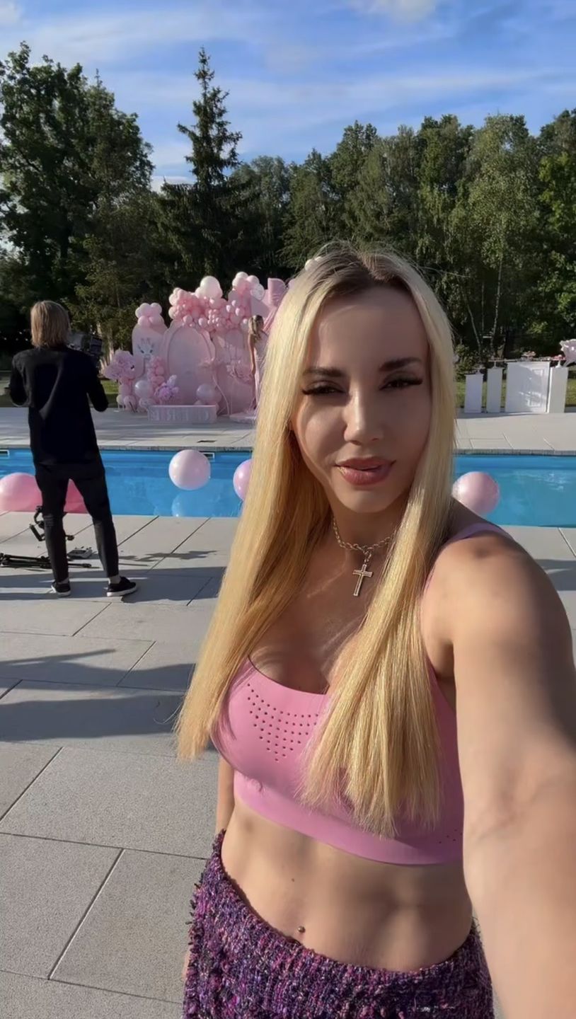 Marianna Schreiber na baby shower Oli Tomali