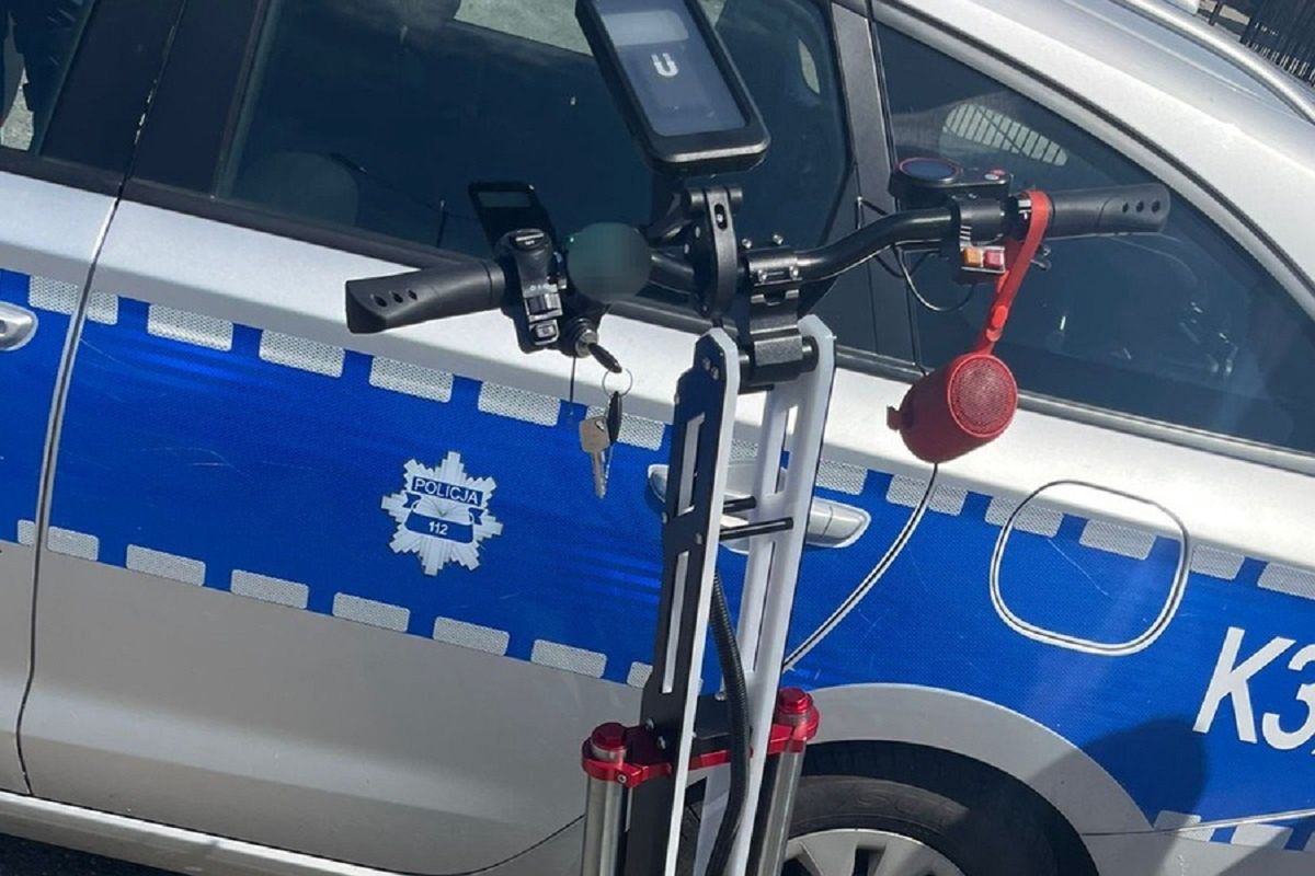 Pijany jechał hulajnogą elektryczną. Dostał wysoki mandat