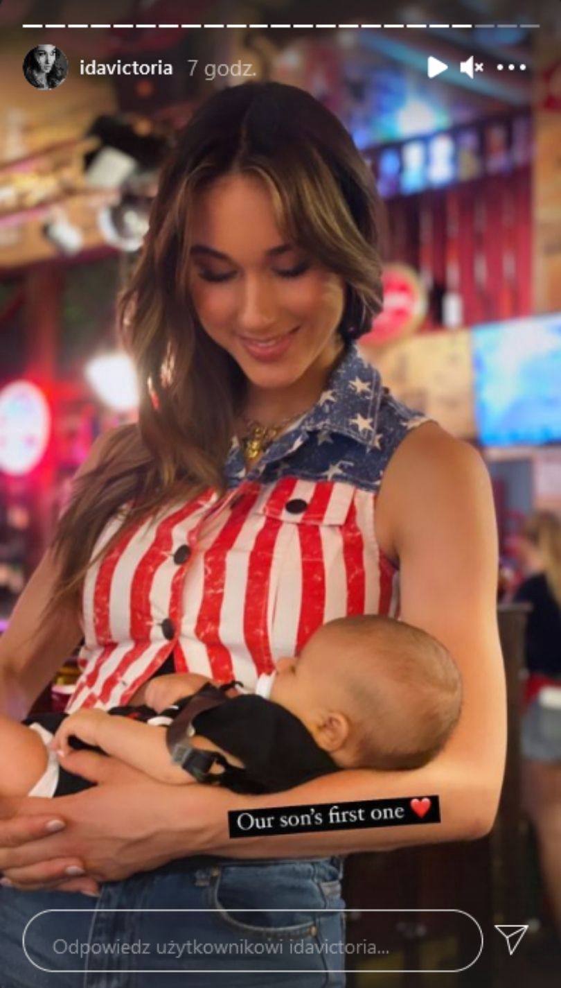 Ida Nowakowska celebruje Dzień Niepodległości USA z synem