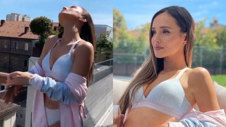 Marina Łuczenko znów pozuje w bieliźnie