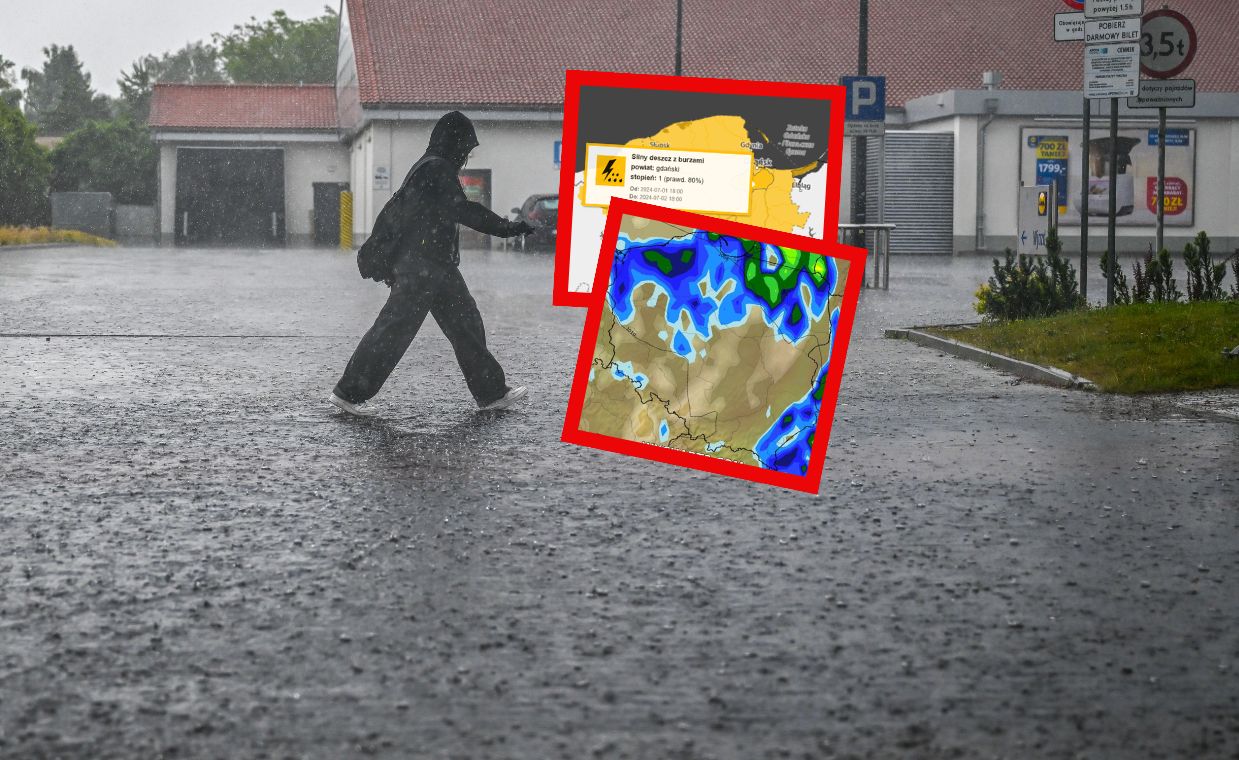 Leje od rana i tak będzie do wieczora. Ostrzeżenia IMGW