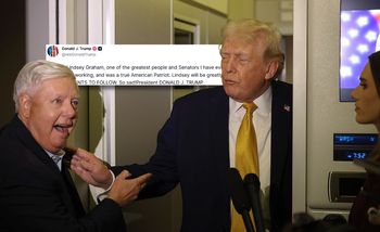Tak Donald Trump pożegnał zmarłego senatora