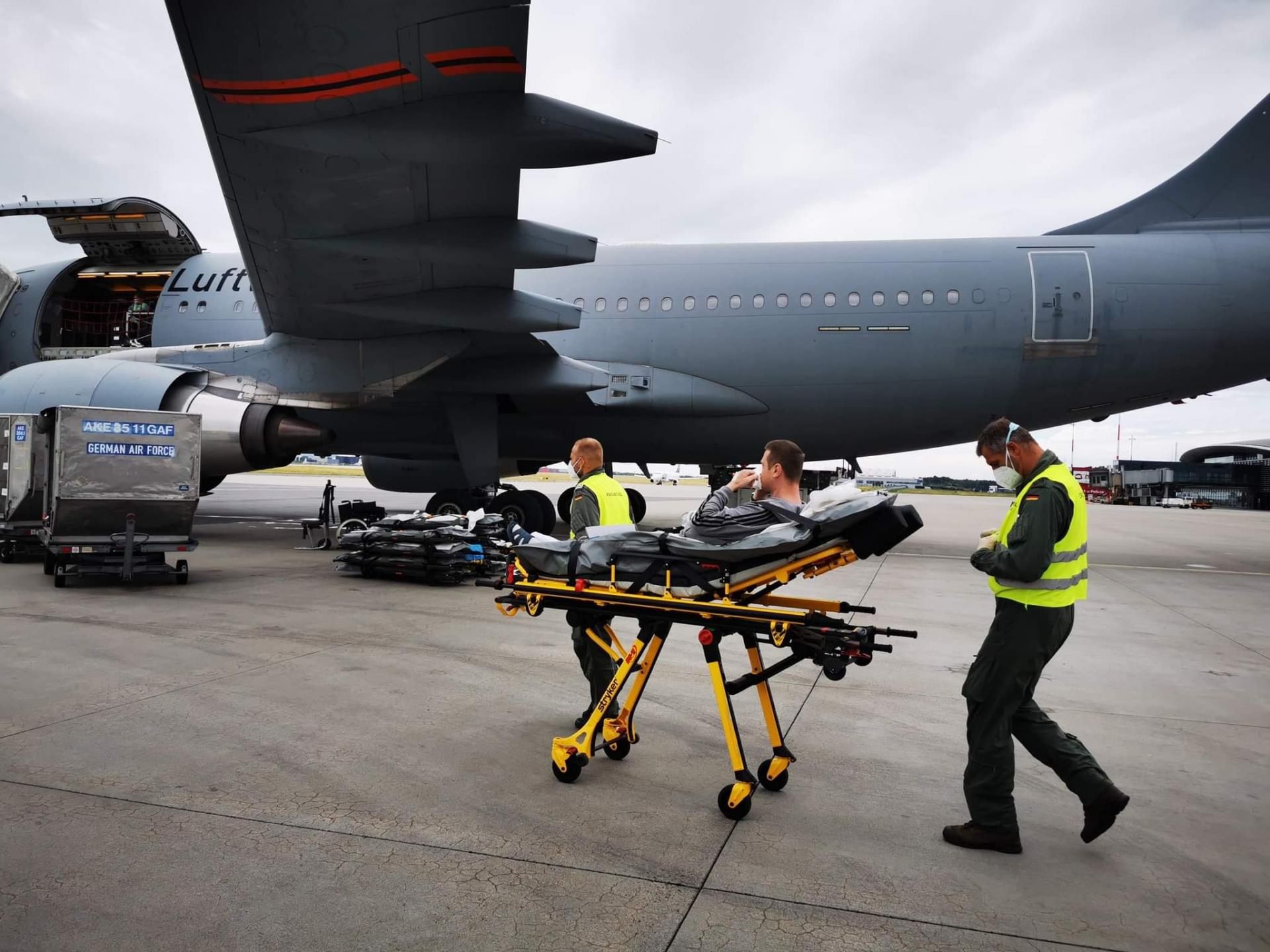 W ramach międzynarodowej współpracy ranni, którym nie są w stanie pomóc lekarze z Ukrainy są transportowani do innych państw