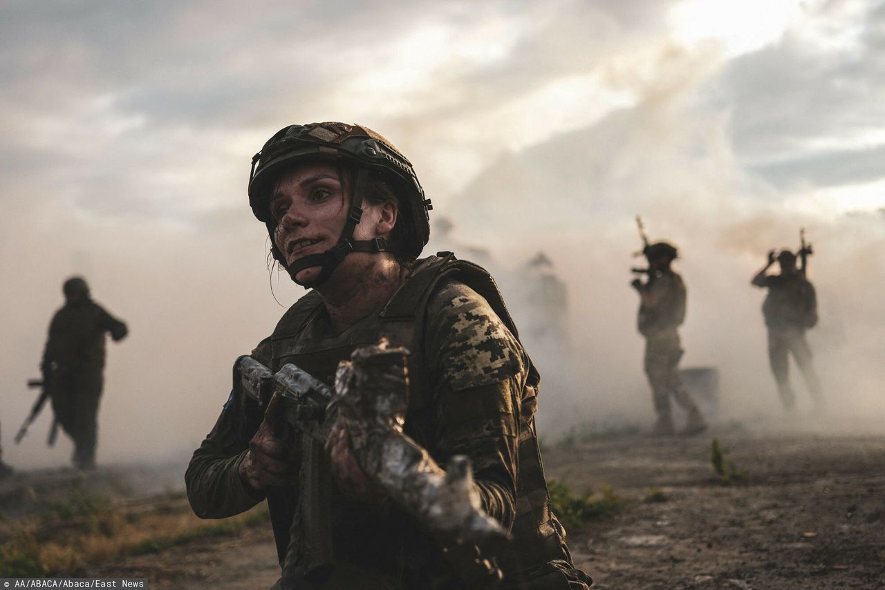 Members of the 128th Carpathian Assault Brigade of the Ukrainian Army