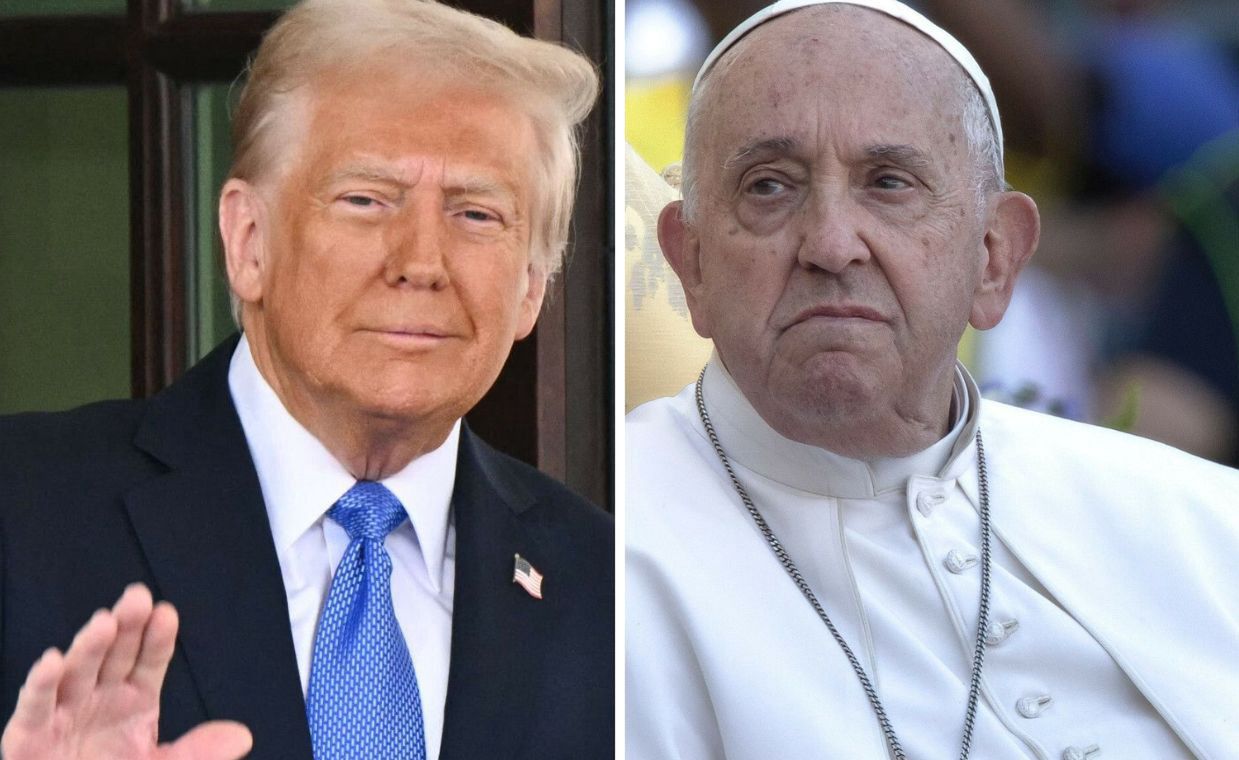 Donald Trump i papież Franciszek. W modelu przewodzenia to bracia bliźniacy