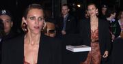 Anja Rubik przebrała się po Met Gali w brązowe koronki i skoczyła... po pizzę. Ikona? (ZDJĘCIA)