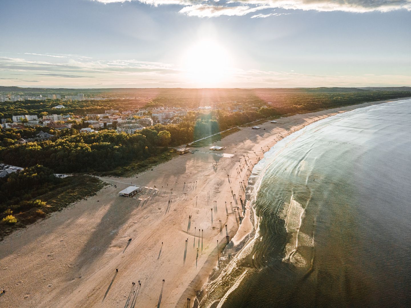 Świnoujście słynie z pięknych plaż