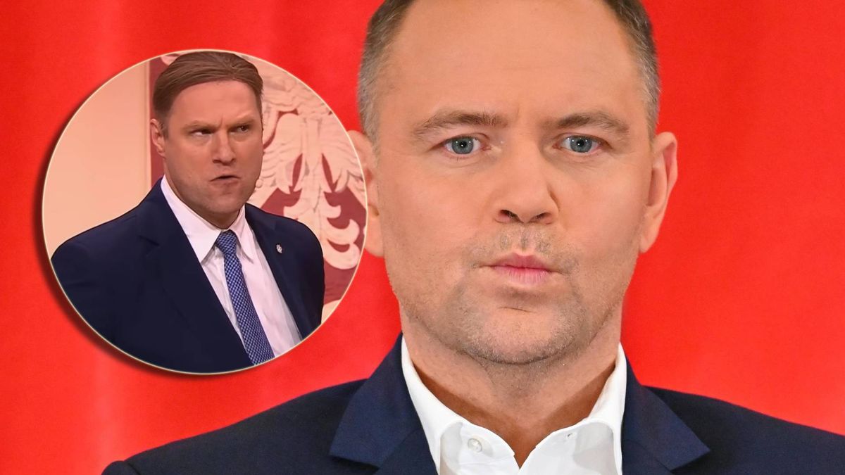 Karol Nawrocki sparodiowany przez Polsat