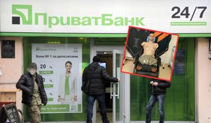 Skandal w ukraińskim banku. Weteran bez kończyn upokorzony