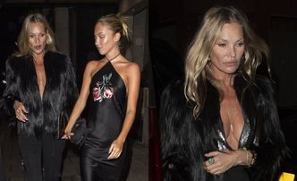 Wydekoltowana Kate Moss baluje z córką do białego rana z okazji 51. urodzin. W taki sposób odreagowuje rozstanie?