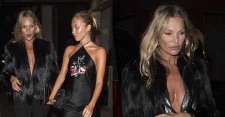 Wydekoltowana Kate Moss baluje z córką do białego rana z okazji 51. urodzin. W taki sposób odreagowuje rozstanie?