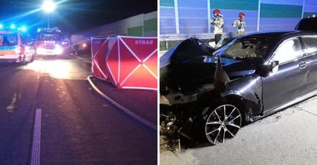 Dramat na A1. Rodzice z dzieckiem spłonęli w aucie